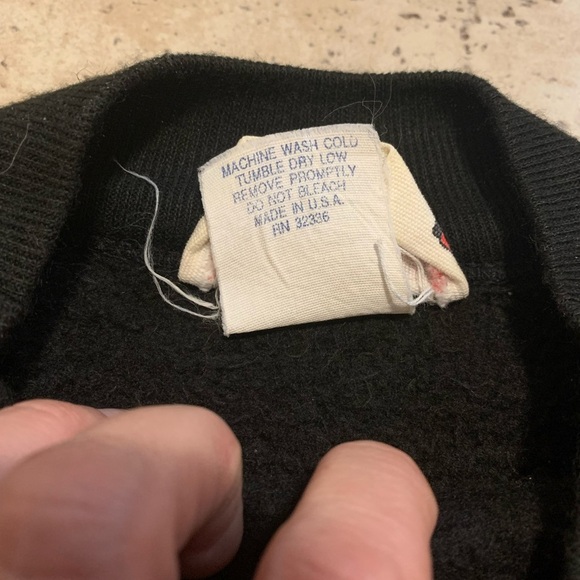 Vtg 80s/90s Additions by Ronnie Black Ciao Graphic Sweatshirt M - Picture 5 of 7